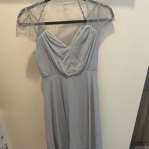 Light blue, sky midi ASOS dress